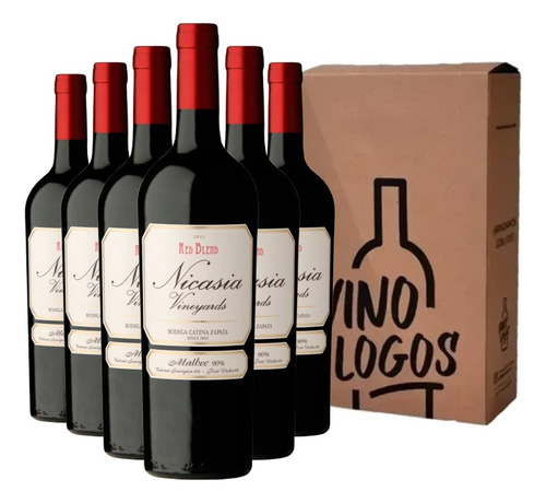 Vino Nicasia Red Blend Malbec Caja X6 - Oferta Vinologos