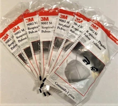 3m Respirador Plegable 9002m - Cubrebocas De Protección Blanco
