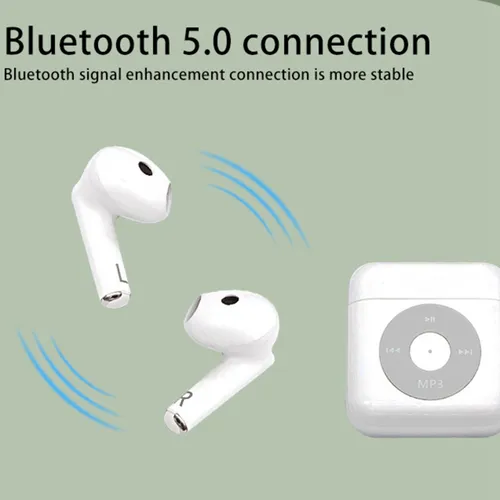 Auriculares Inalámbricos Crystally-mp3 Con Reproductor De Mú