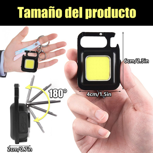 Lampara Recargable Led Lampara De Luz Negra Llaveros