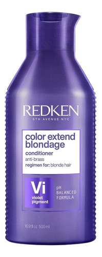  Acondicionador XL Matizador Cabello Rubio Color Extend Blondage 500ml