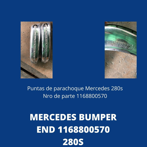 Puntas De Parachoque Mercedes 280s