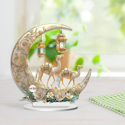 Decoración De Ramadán, Letrero De Mesa De Regalo Ideal A