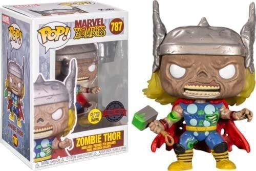 Funko Pop! Marvel Zombies Zombie Thor. Brilla En La Oscurida