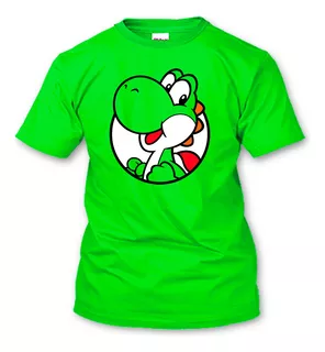 Playera Yoshi Mario Bros Nintendo Todas Las Tallas