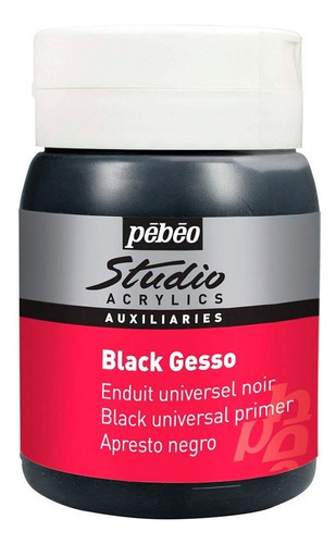 Gesso Pebeo Negro Studio 500ml