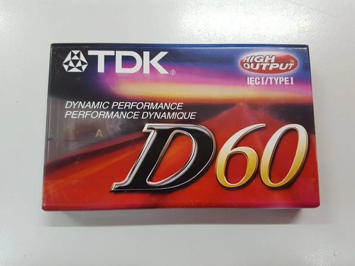 Imagen 2 de 5 de Cassette Tdk D60 60 Minutos Originales