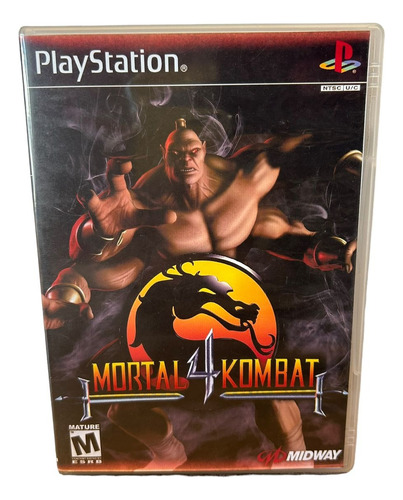 Mortal Kombat 4 Ps2 Capa+pôster+disco Play 2