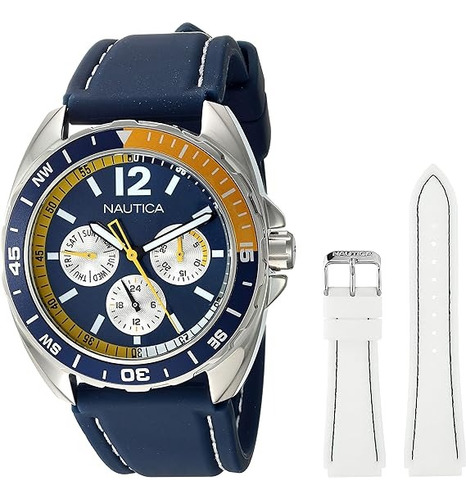 Reloj Nautica® Original Para Caballero 2 Correas