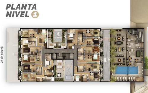 Imagen 6 de 21 de Monoambiente- Pocitos Nuevo - Cómodo - Luminoso - Moderno - Amenities