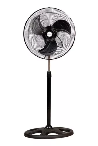 Ventilador De Pie Kingsman Industrial 30 Color Negro