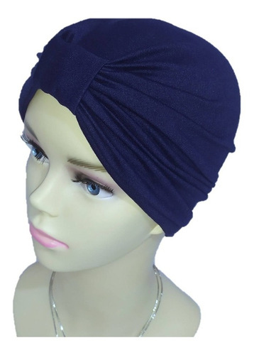 4 Gorros Turbantes Dama Algodón Seda. Oncólogico Quimio Color Negro-rosa Claro-marino-tinto