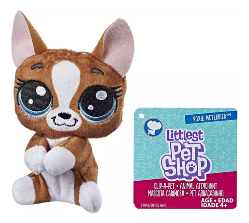 Littlest Pet Shop Peluche Mini Clip Roxie Mcterrier De 11cm
