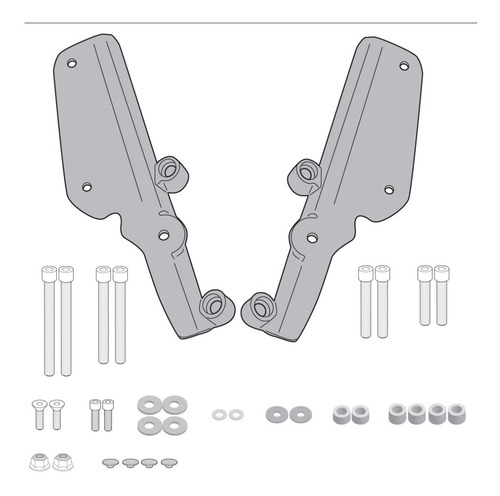 Imagen 2 de 5 de Soporte Moto Ktm 790 Adv Top Case Givi Motoscba