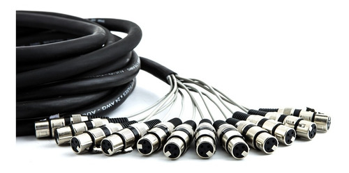 Multicabos Com Conectores Xlr 12 Vias Cirilo Cabos 30m
