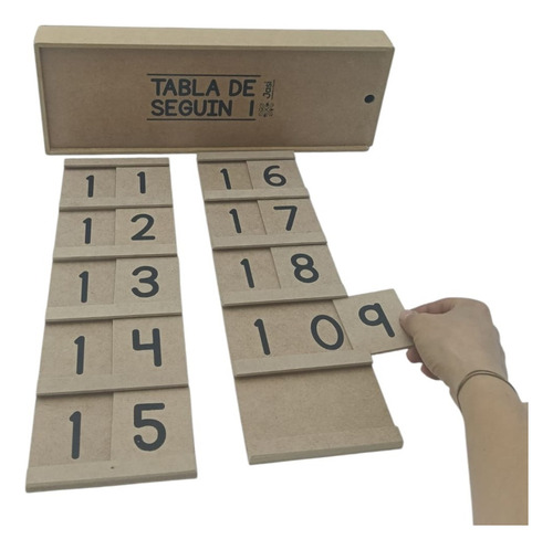 Tablas De Seguin 1 Y 2 Con Perlas Montessori