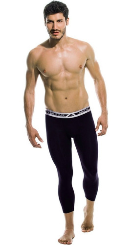 Pantalon Interior Licrado Capry 3/4 Hombre Gym  Crossfit