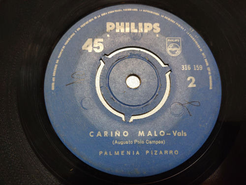 Vinilo Single De Palmenia Pizarro - Cariño Malo - ( E83