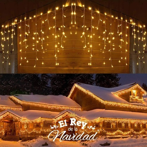 Serie Navideña Cascada 500 Leds 10 Metros Exterior Navidad