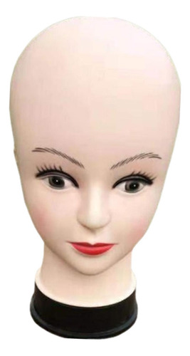 Cabeza De Maniquí Femenina Calva, Cabeza De Entrenamiento,