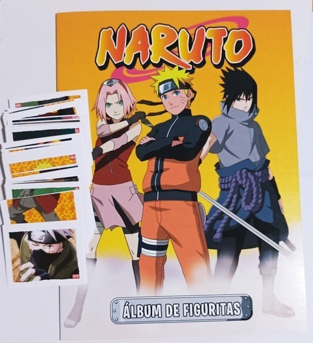 Naruto - Album + 100 Figuritas A Pegar!