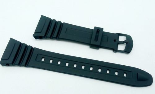 Pulseira W-96h Borracha Resina Preta - 100% Autentica