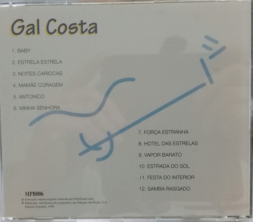 Cd Gal Costa -os Grandes Da Mpb- 1996 (Usado)