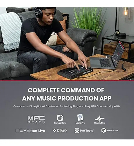 Akai Professional Mpk Mini Mk3 - Controlador De Teclado Midi