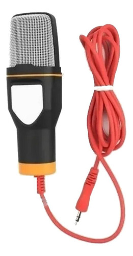 Imagem 1 de 1 de Microfone Andowl QY-K222 condensador preto