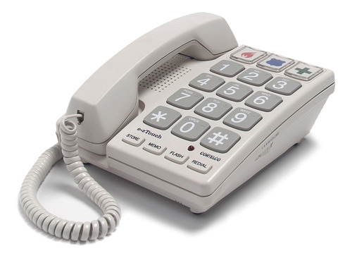 Teléfono Con Funciones Con Cable Cortelco Big Button 240085-