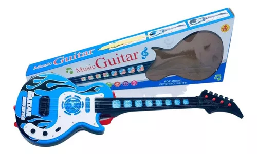 Guitarra Juguete Luces Sonido Niños Regalo Instrumento