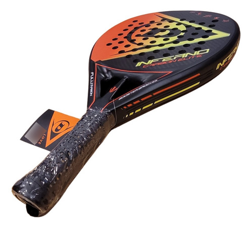 Paleta Dunlop Inferno Carbón Elite Color Negro
