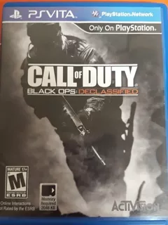 Jogo Call Of Duty Black Ops Ps Vita Usado Original