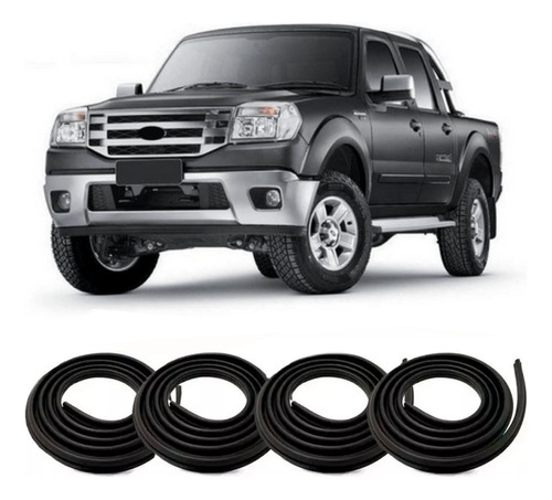 Kit Borrachas Vedação 4 Portas Ford Ranger E Explorer 01/...