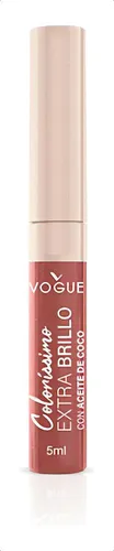 Brillo labial Vogue Extra Brillo Colorissimo color tropical naranja