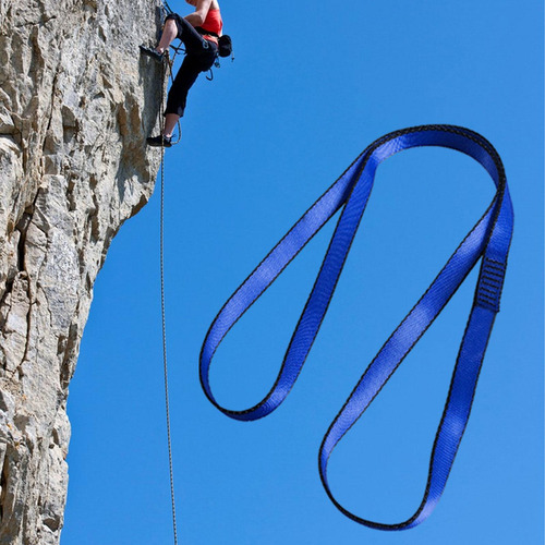 Eslinga De Escalada Para , Cuerda De Nailon De 120cm Azul