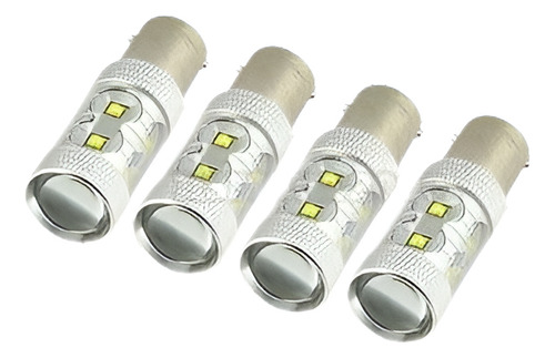 4pcs Puro Blanco 1156 60w Xbd Cree Led Bombillas Super Brill