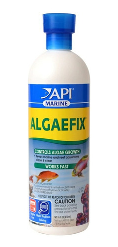 Algaefix Marino Api 16oz Elimina Algas Acuario Marino