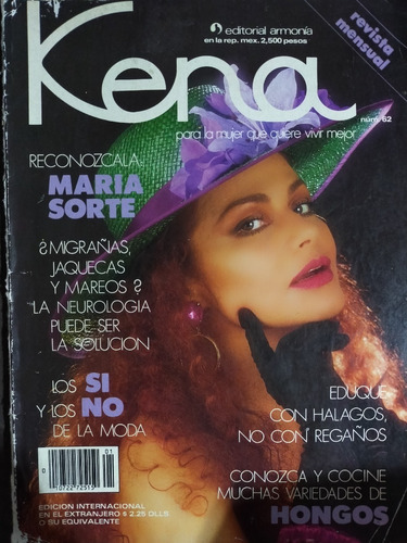 Maria Sorte, Greta Garbo En Revista Kena Año-1988