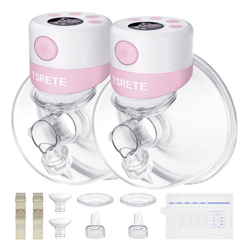 Extractor De Leche Tsrete, Doble -rosa