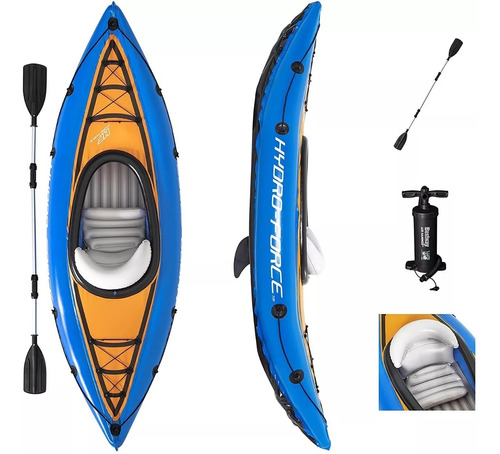  Kayak Inflable Cove Champion 275x81cm  - Bestway 