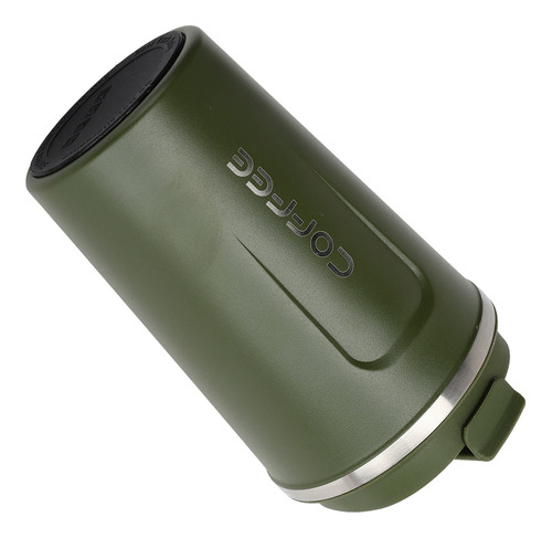 Taza De Café Térmica De 380 Ml, Doble Capa, Acero Inoxidable