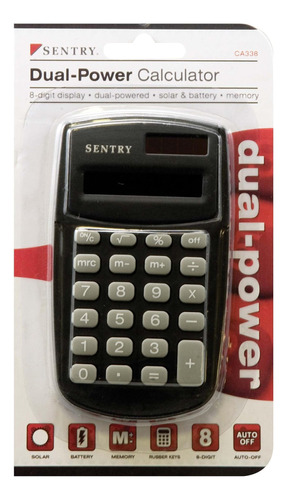 Calculadora De Escritorio Sentry Basica Negra