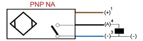 Sensor Óptico M18x76mm Sn = 0.1m Difuso Pnp Na Conector M12