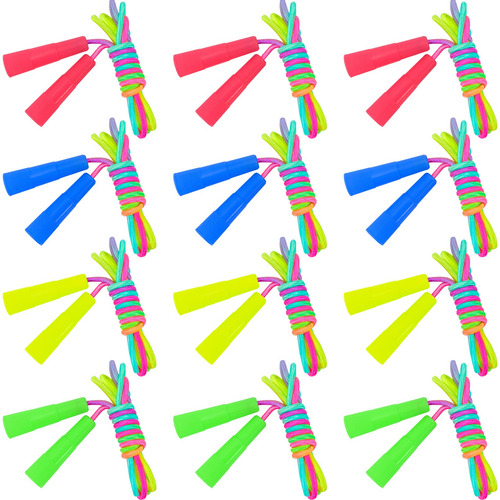 Cuerda De Saltar Para Niños, Juego De 12 Cuerdas De Saltar A