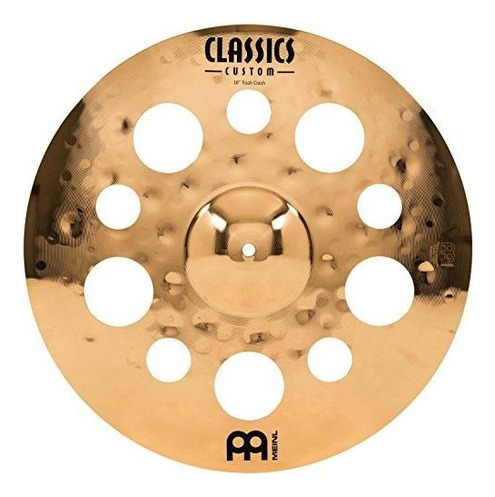 Platillo Crash Meinl 18  Con Agujeros - Clasicos Brillantes