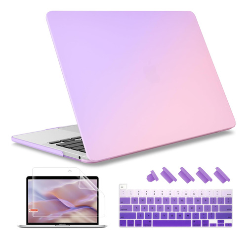 May Chen Macbook Pro 13,protector Pantalla+teclado+funda Gpu