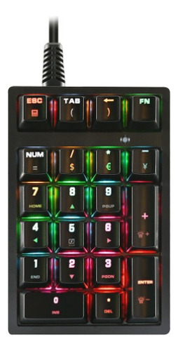 Motospeed K21 Teclado Mecánico Numérico 21 Teclas Usb Cabl