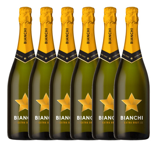 Espumante Bianchi Estrella Extra Brut 750ml X6 - Gobar®