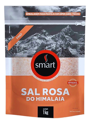 Sal Rosa Do Himalaia Fino 1kg - Smart